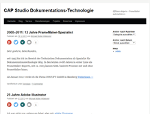 Tablet Screenshot of cap-studio.de